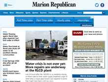 Tablet Screenshot of dailyrepublicannews.com